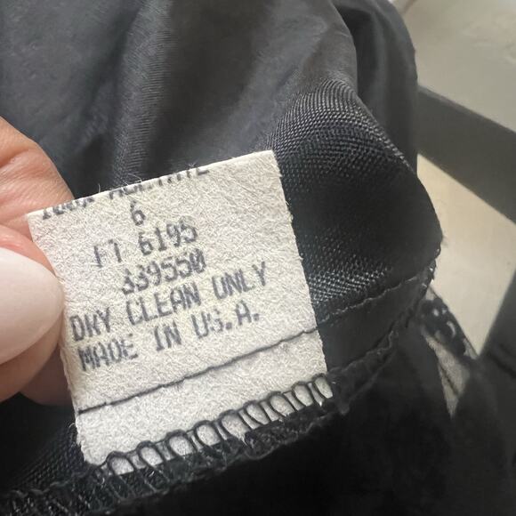 BCBG Y2K Whimsygoth Floral Dress Size 6 Black Mesh Overlay Witchy Dark Fairy - Picture 11 of 13